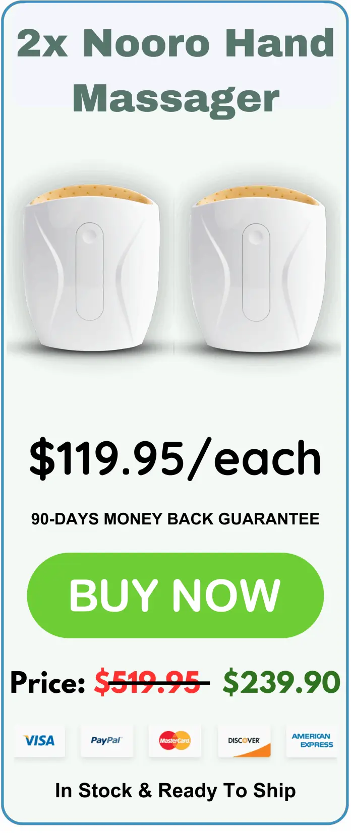 Nooro Hand Massager offer price 